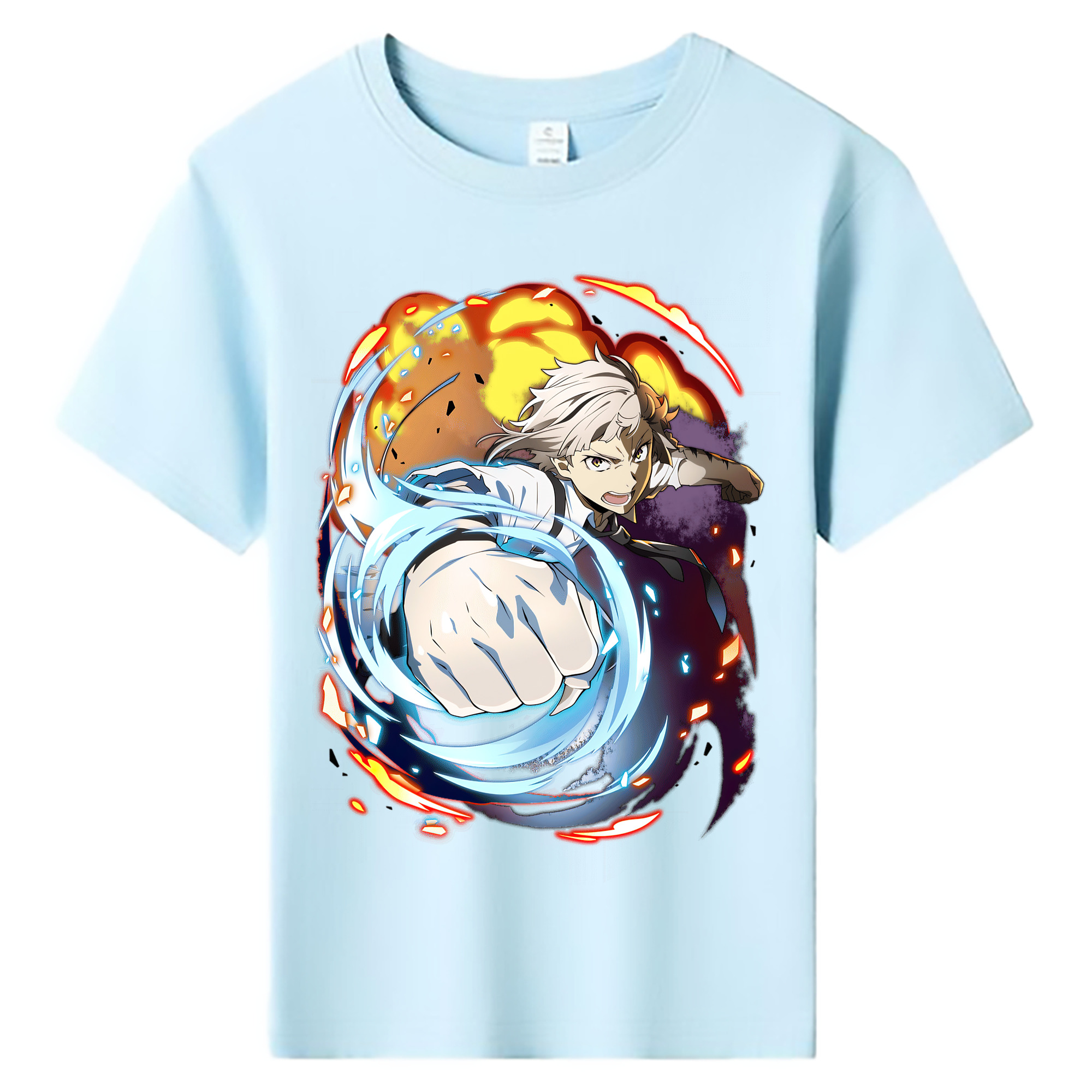（画像用） 文豪ストレイドッグス Bungo Stray Dogs 綿100％キッズTシャツ（フロントプリント）